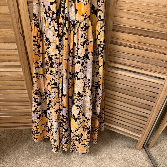 Free People Park Slope Floral Maxi Dress size M - Picture 6 of 8